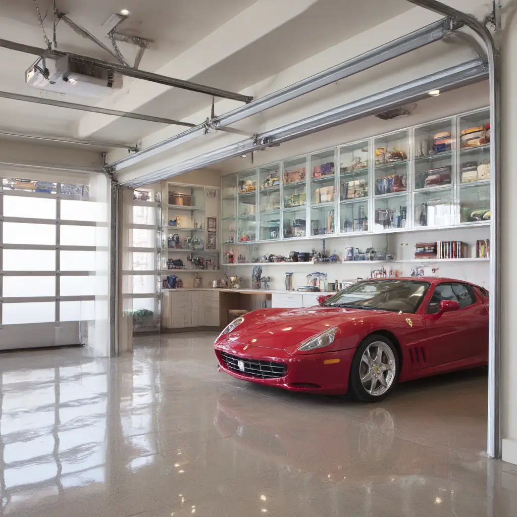 Glass Door Shelving