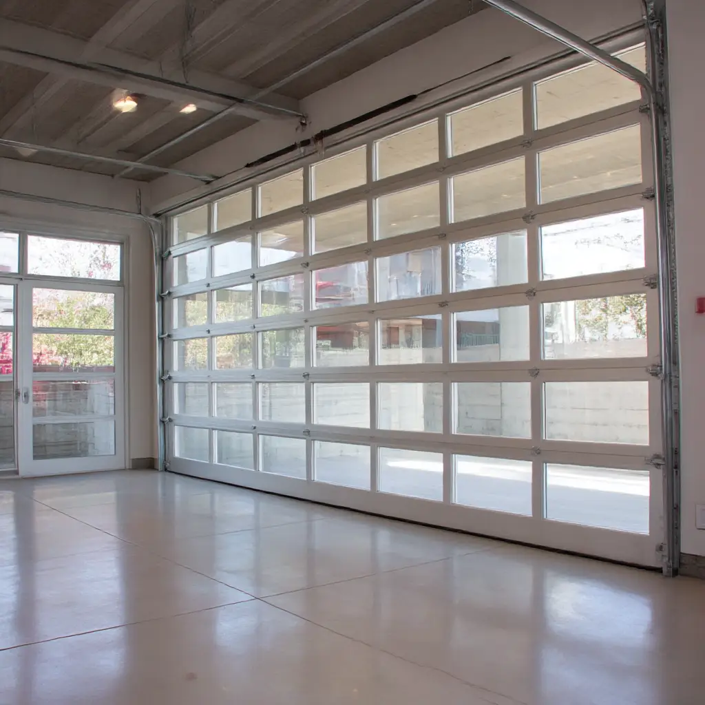 Glass Panel Roll-Up Doors