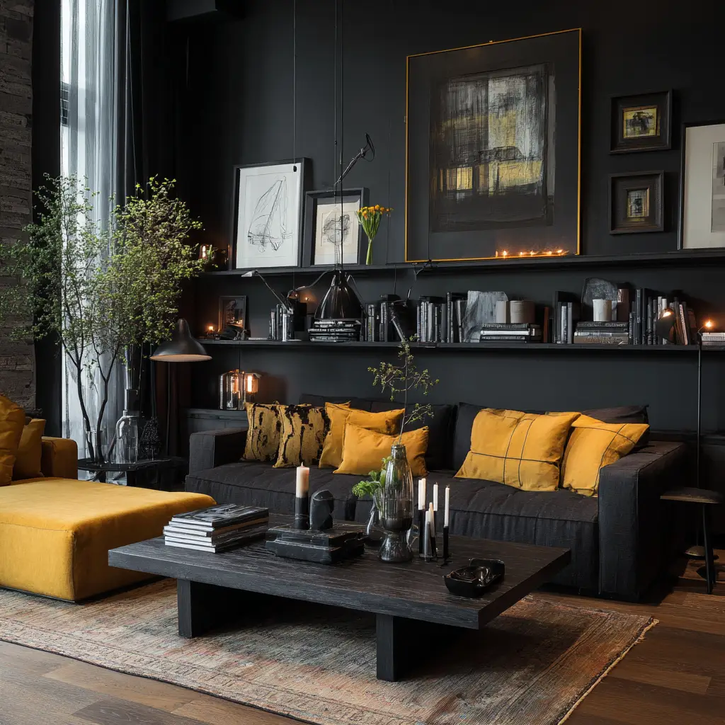 Glossy Black Accents