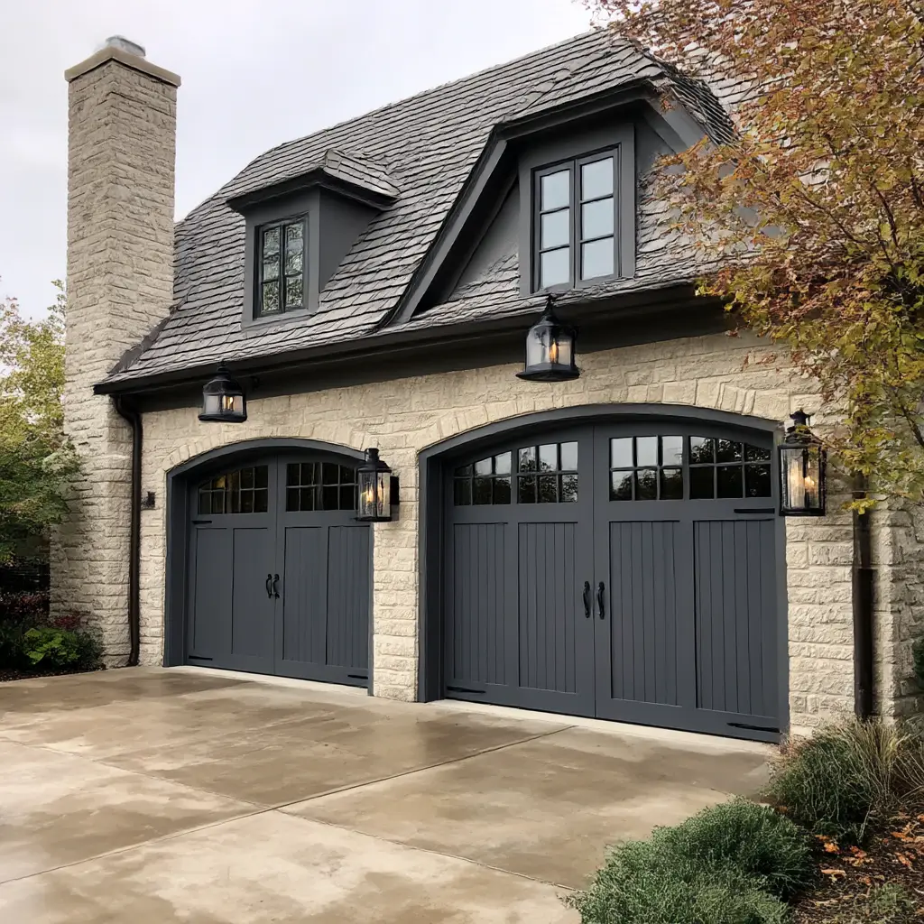 Gray Steel Doors