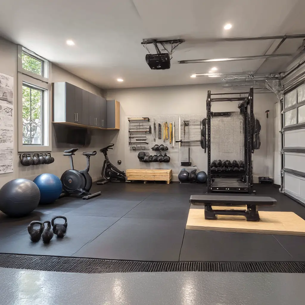 Gym-Inspired Garage