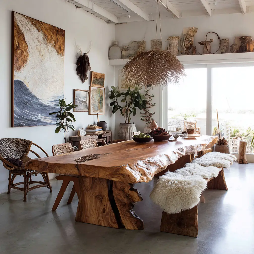 Handcrafted Wooden Table