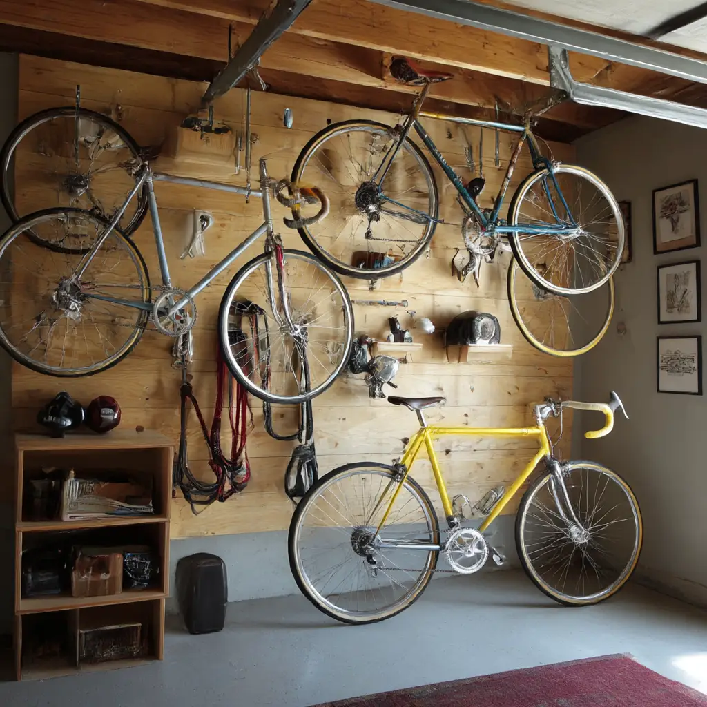 Hang Bicycles on the Wall or Ceiling