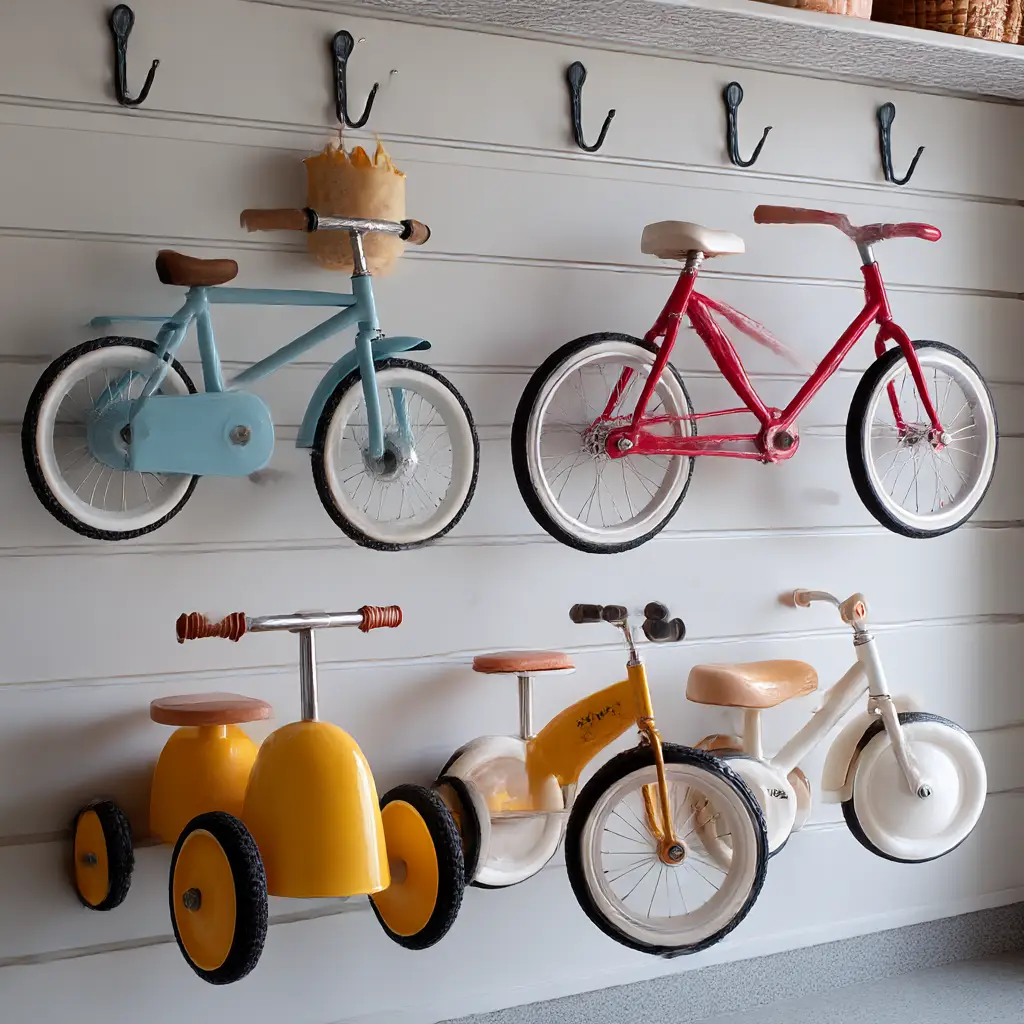 Hanging Hooks for Ride-On Toys