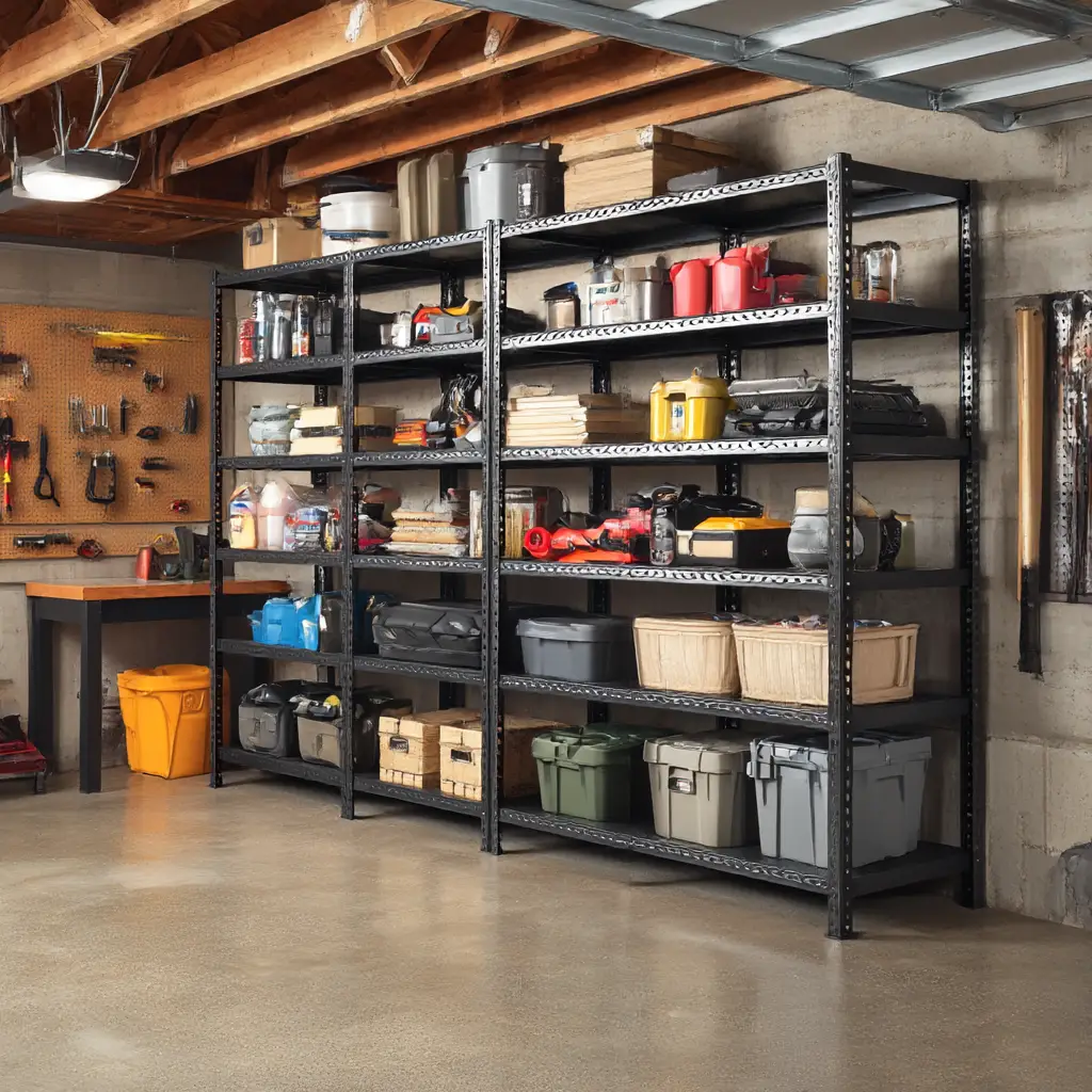 Heavy-Duty Metal Shelving
