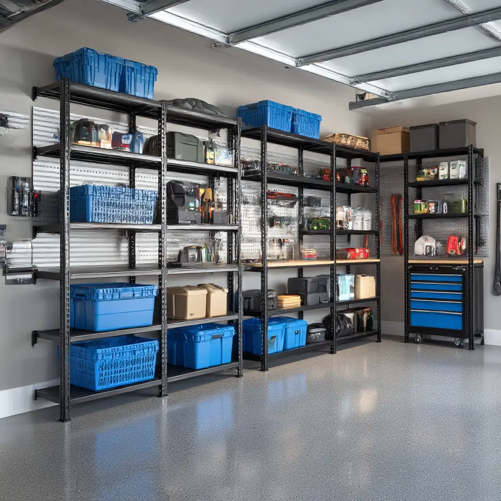 Heavy-Duty Steel Shelving