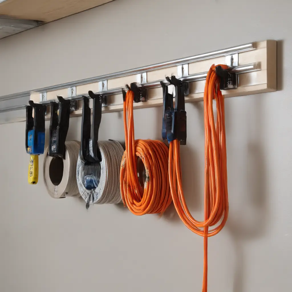Hooks for extension cords
