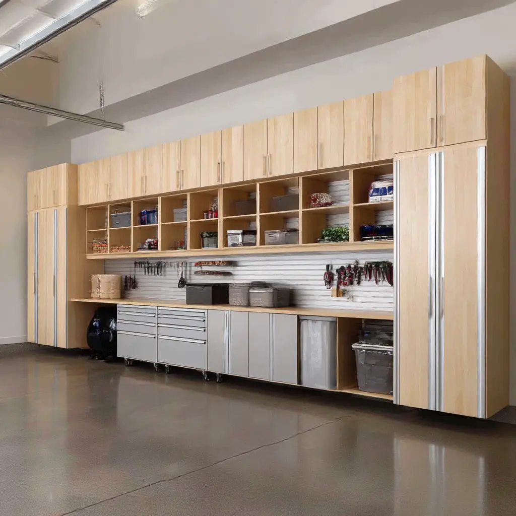 Hybrid Shelving and Cabinet Units