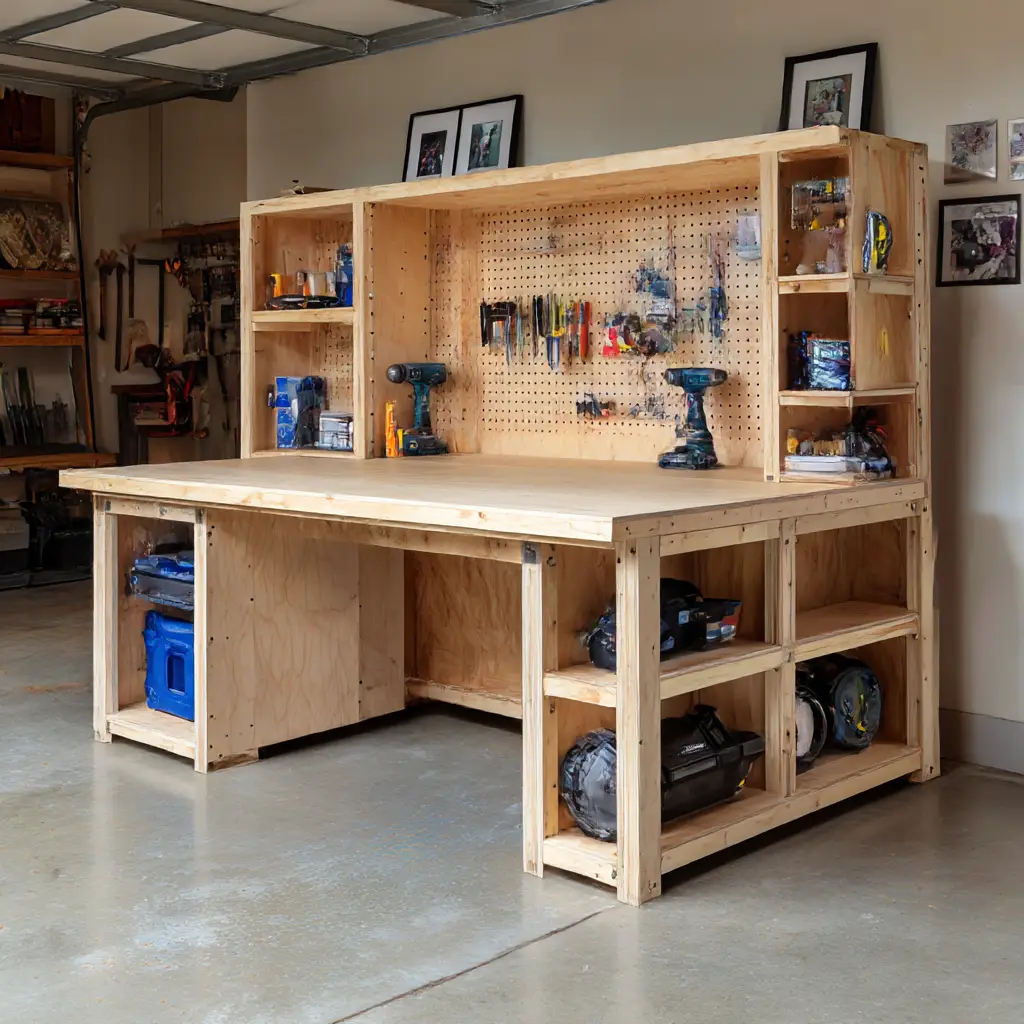 Hybrid Workbench Shelving