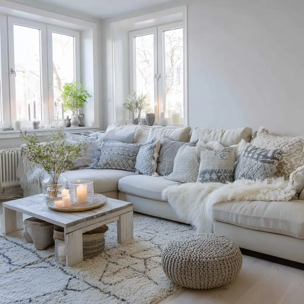 Incorporate soft cushions and pillows