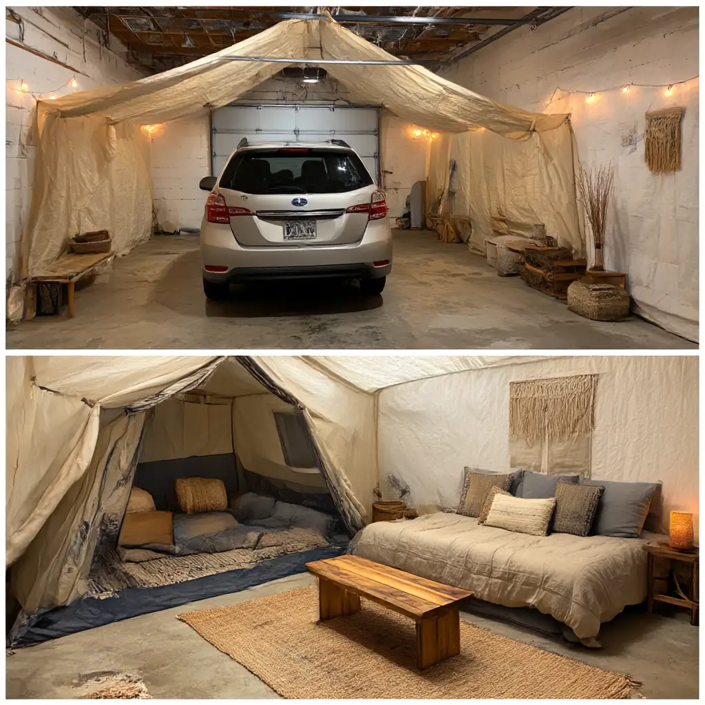 Indoor Camping Setup