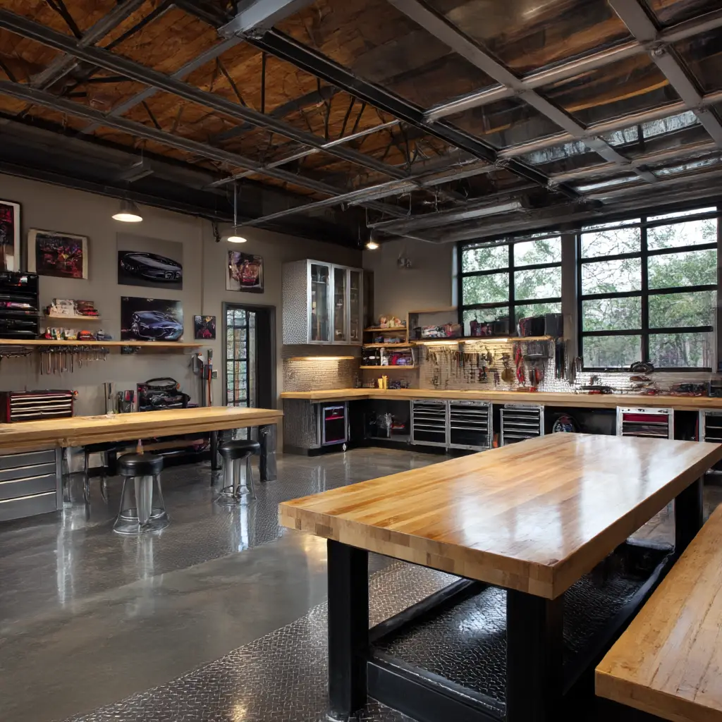 Industrial Garage Workshop