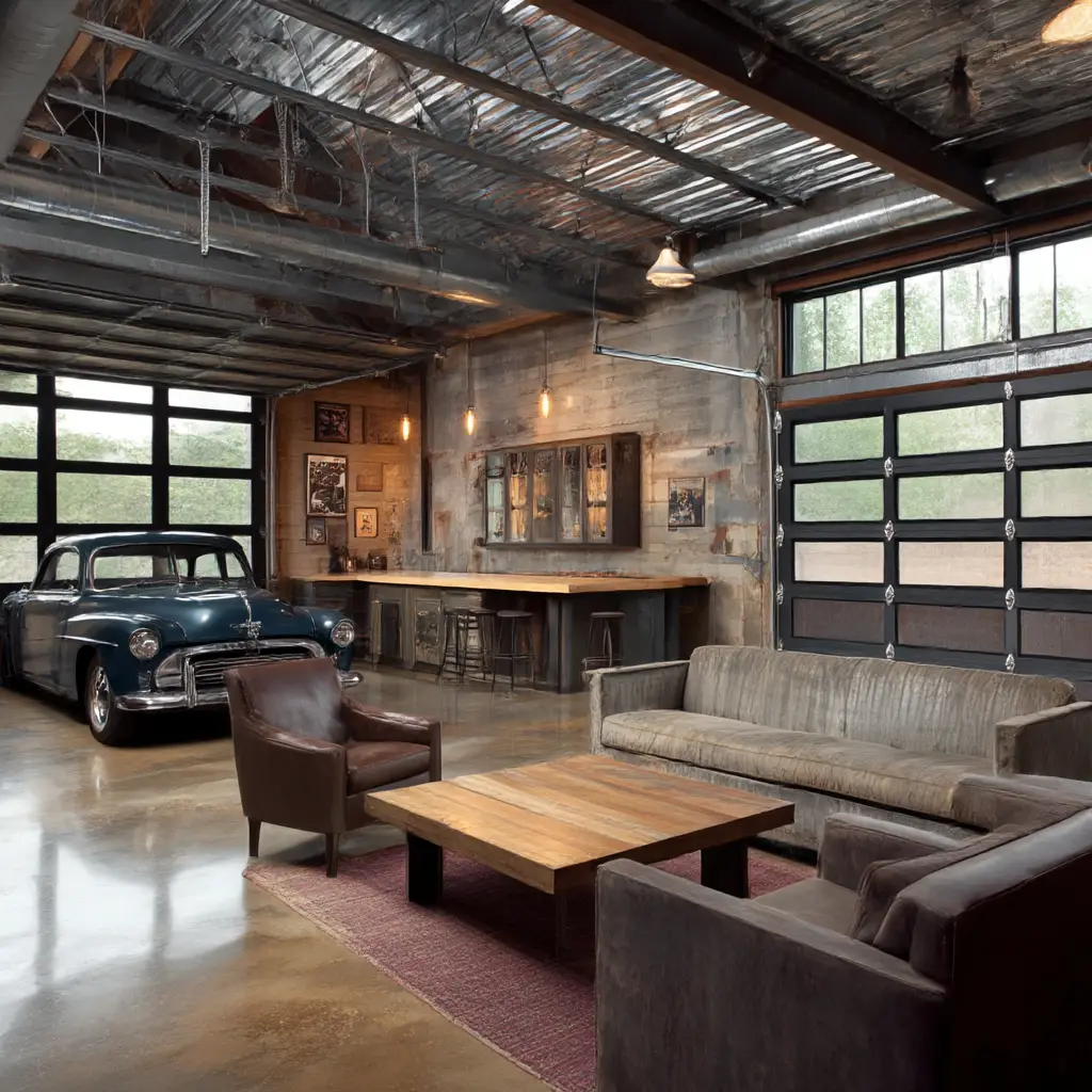 Industrial Loft Garage