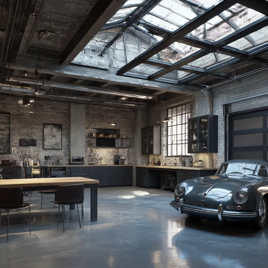 Industrial Loft Garage