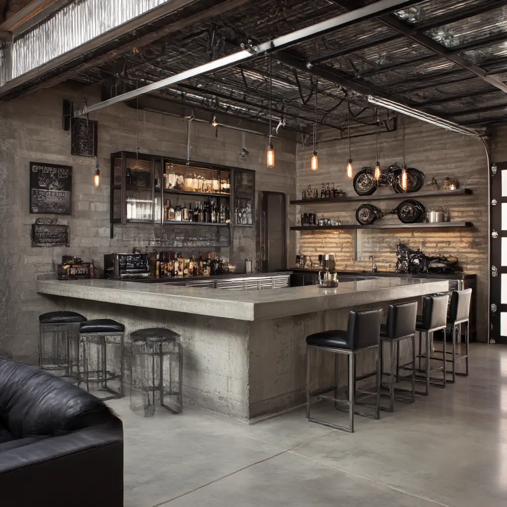 Industrial Style Bar