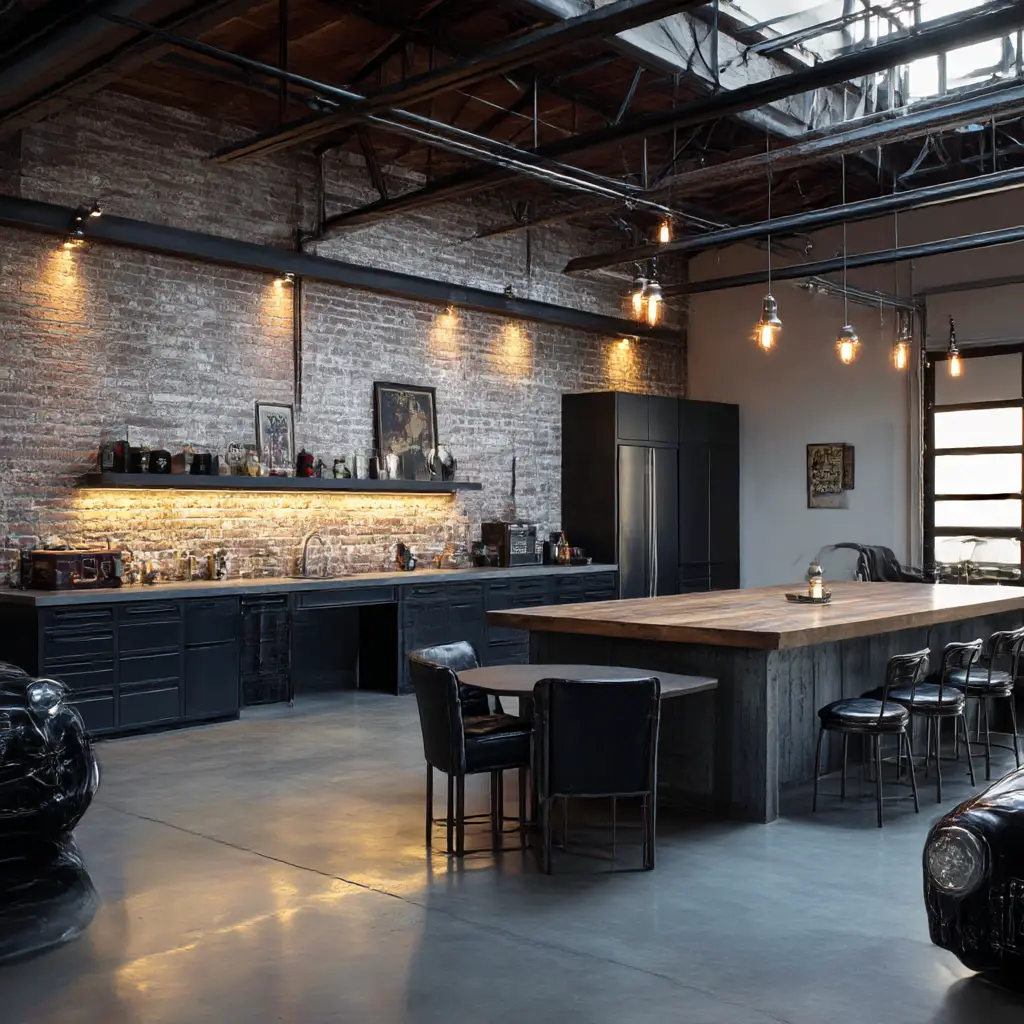 Industrial-style lighting