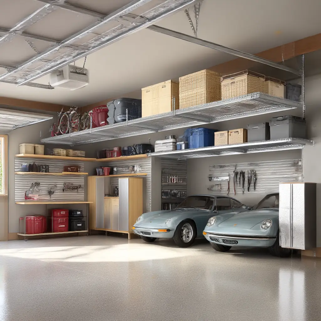 Install Overhead Storage Racks