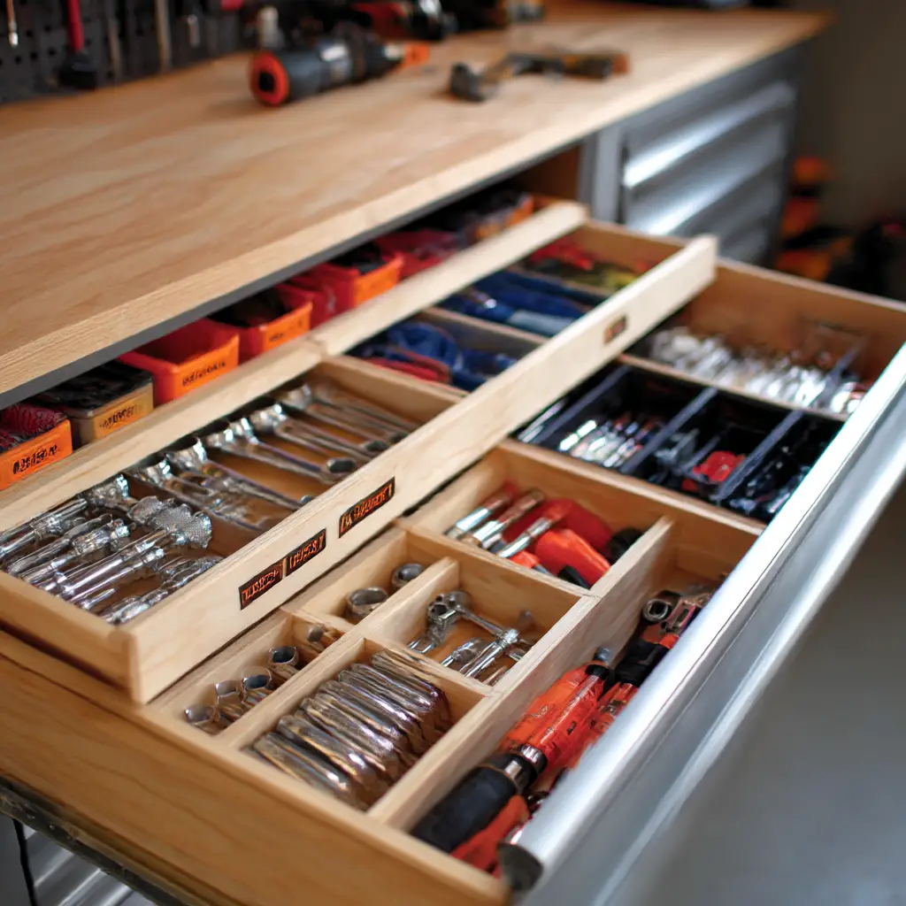 Labelled Drawers for Accessories