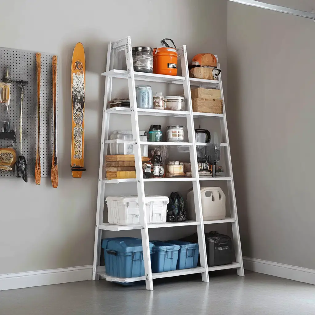 Ladder Shelf Storage