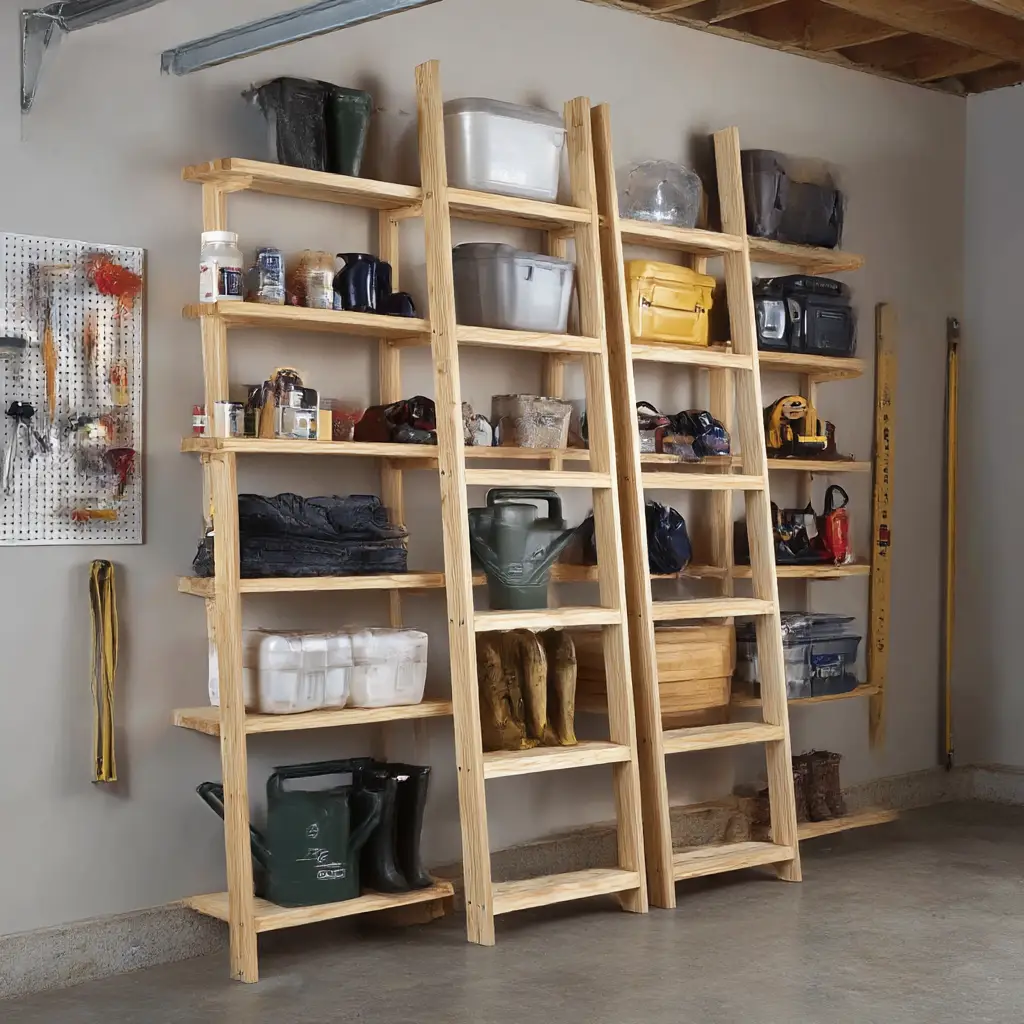 Ladder Shelving Units