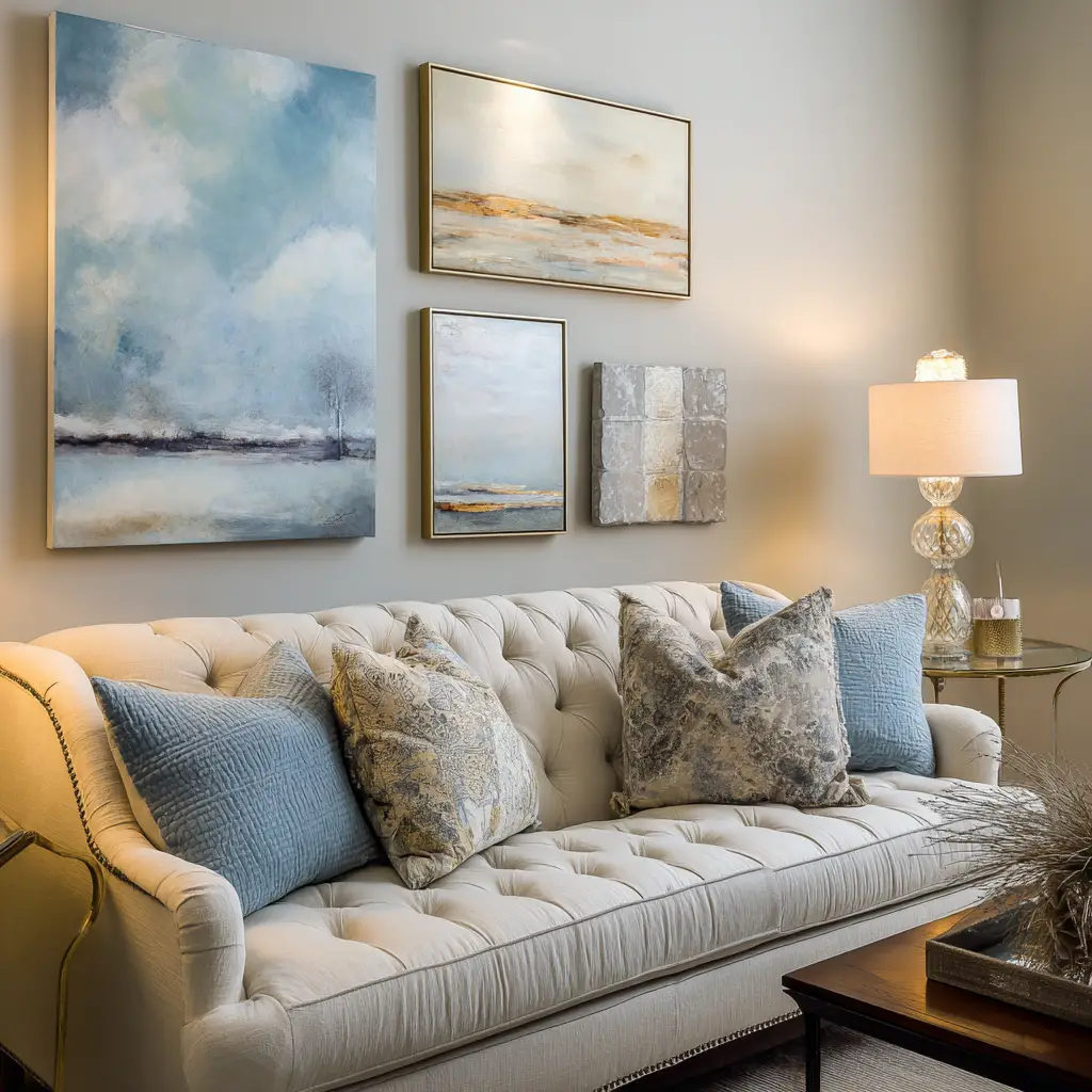 Layer artwork and wall decor
