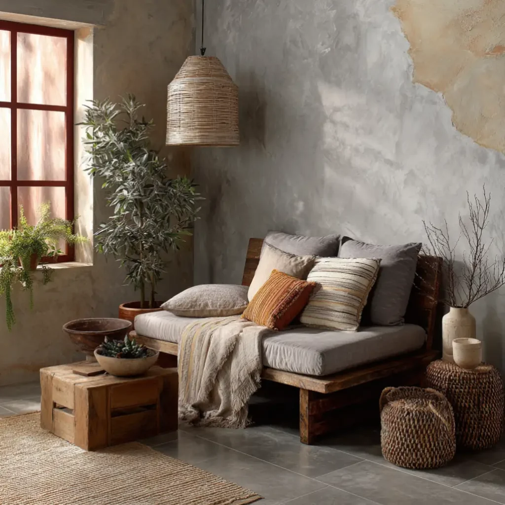 Layered Over Textured Walls