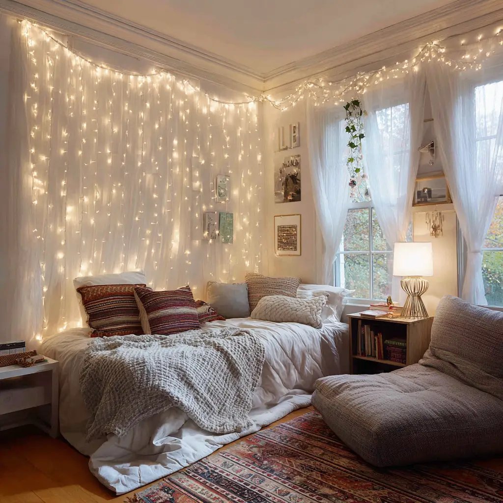 Layered with String Lights