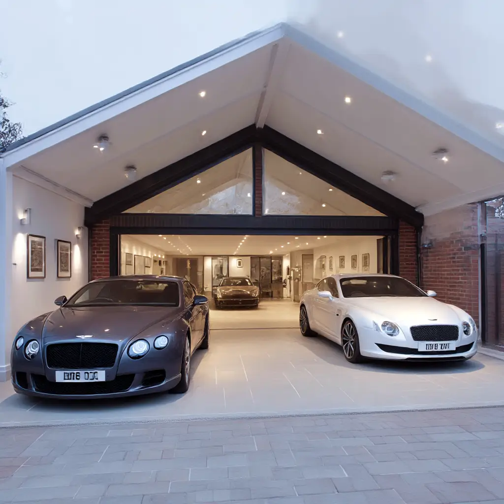 Luxury Detached Garage Showroom