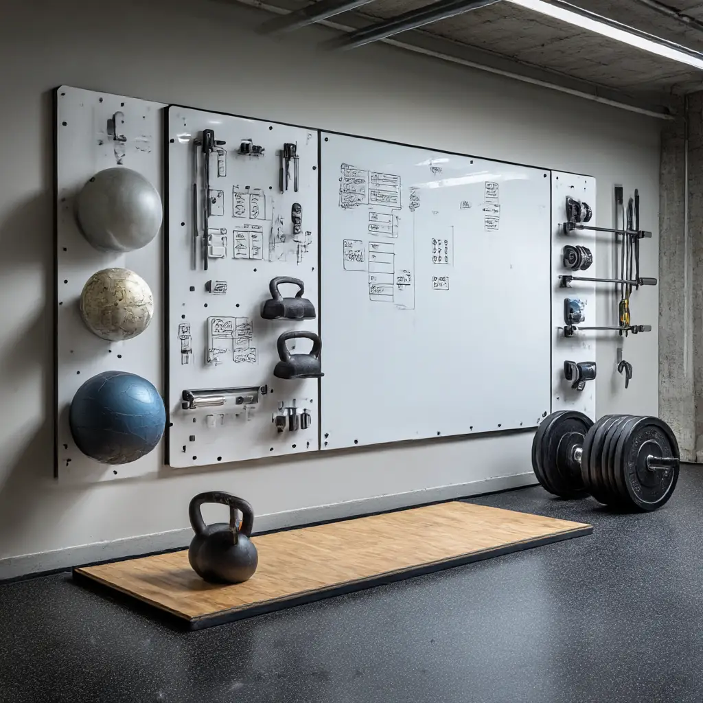 Magnetic Whiteboard for Workouts