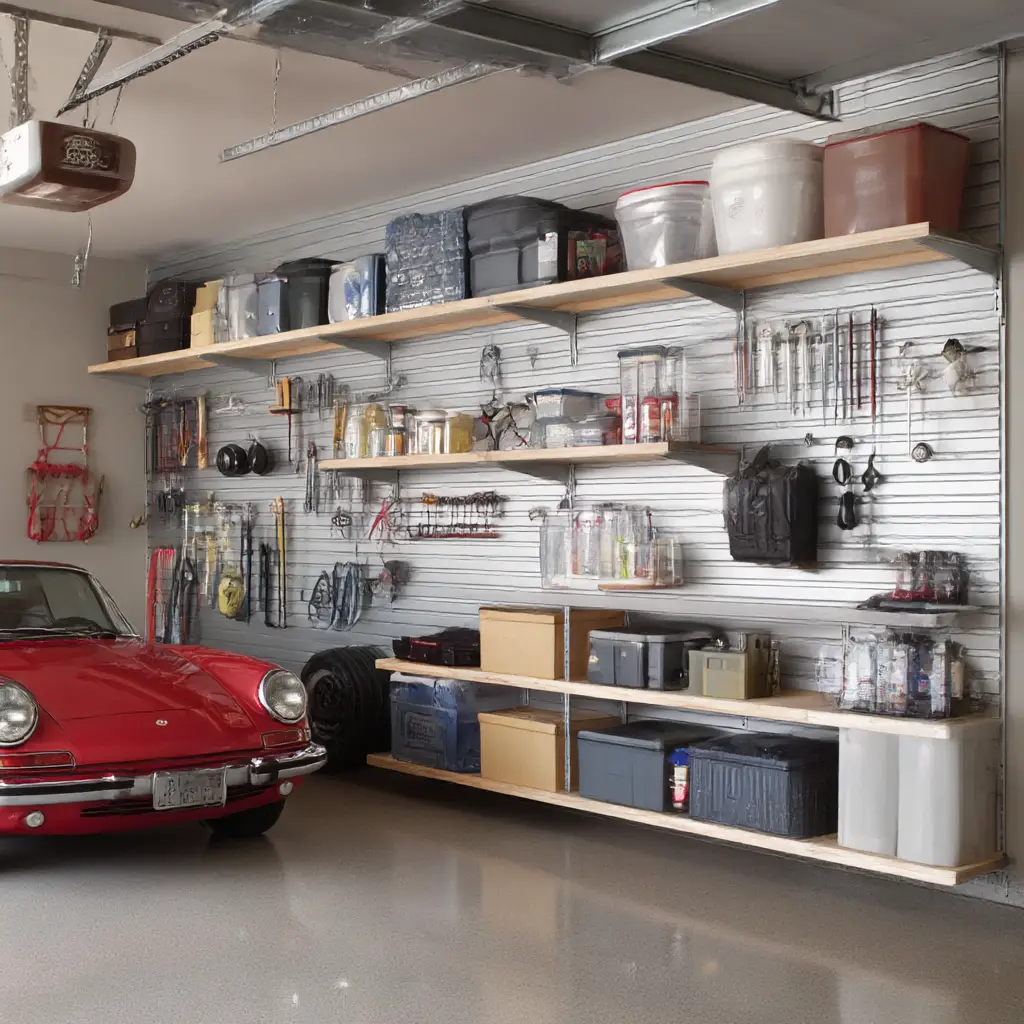 Magnetic strip shelving