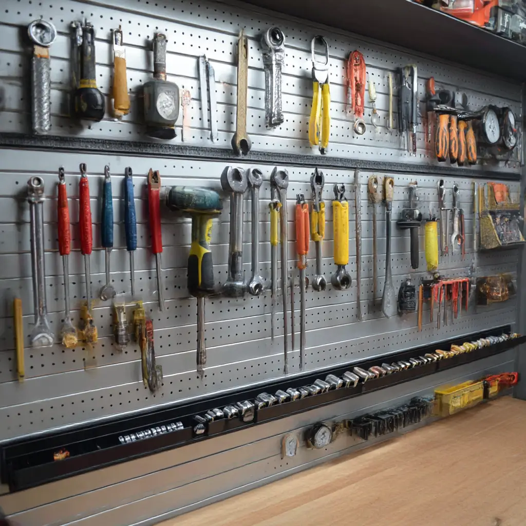 Magnetic tool strips