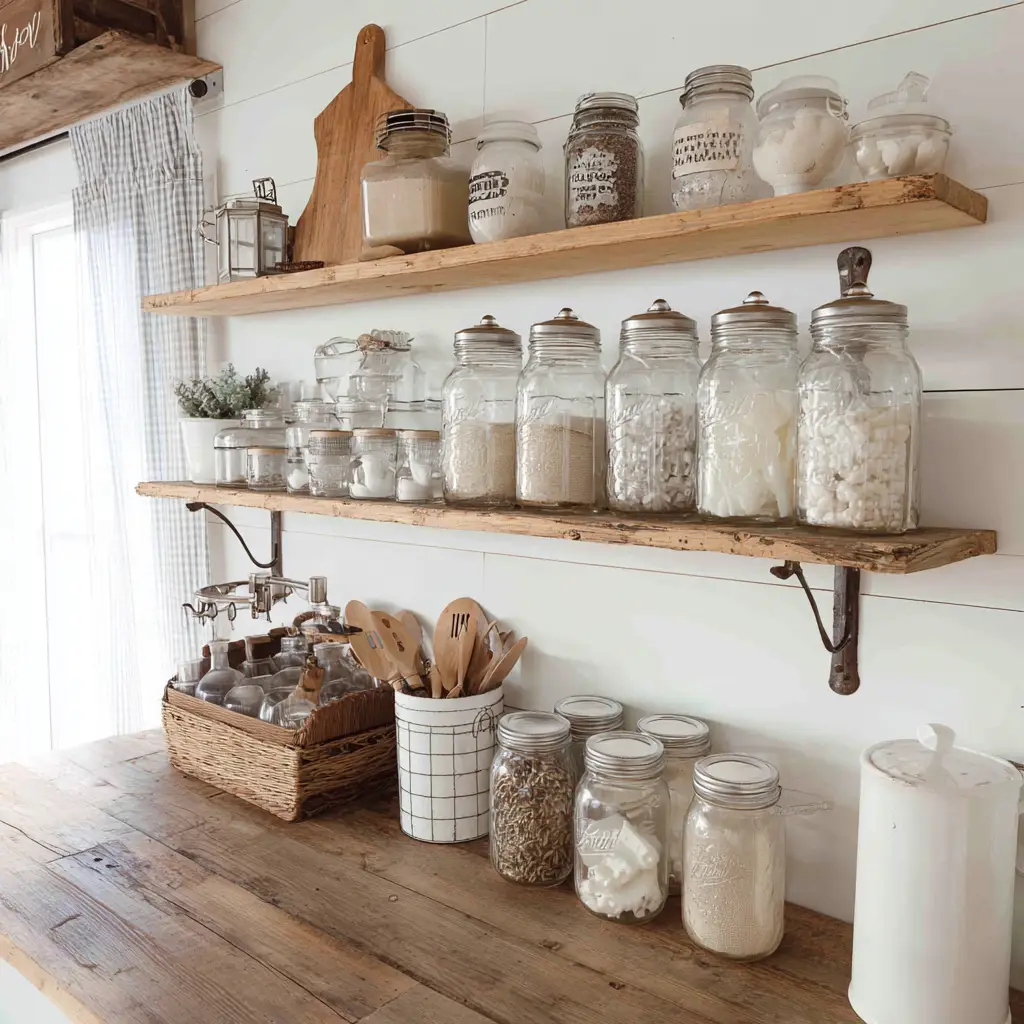 Mason Jar Storage
