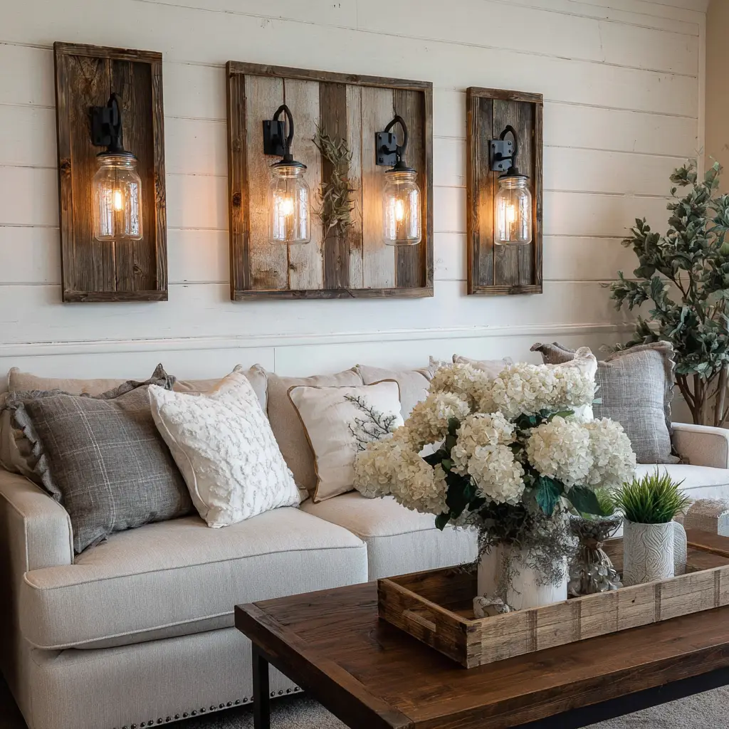 Mason Jar Wall Sconces