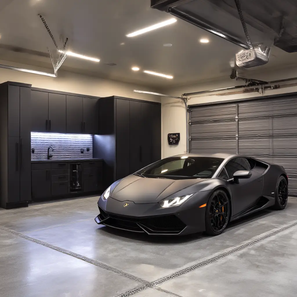 Matte black equipment finishes