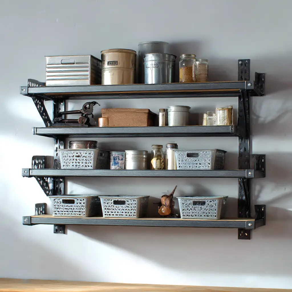 Metal Bracket Shelving