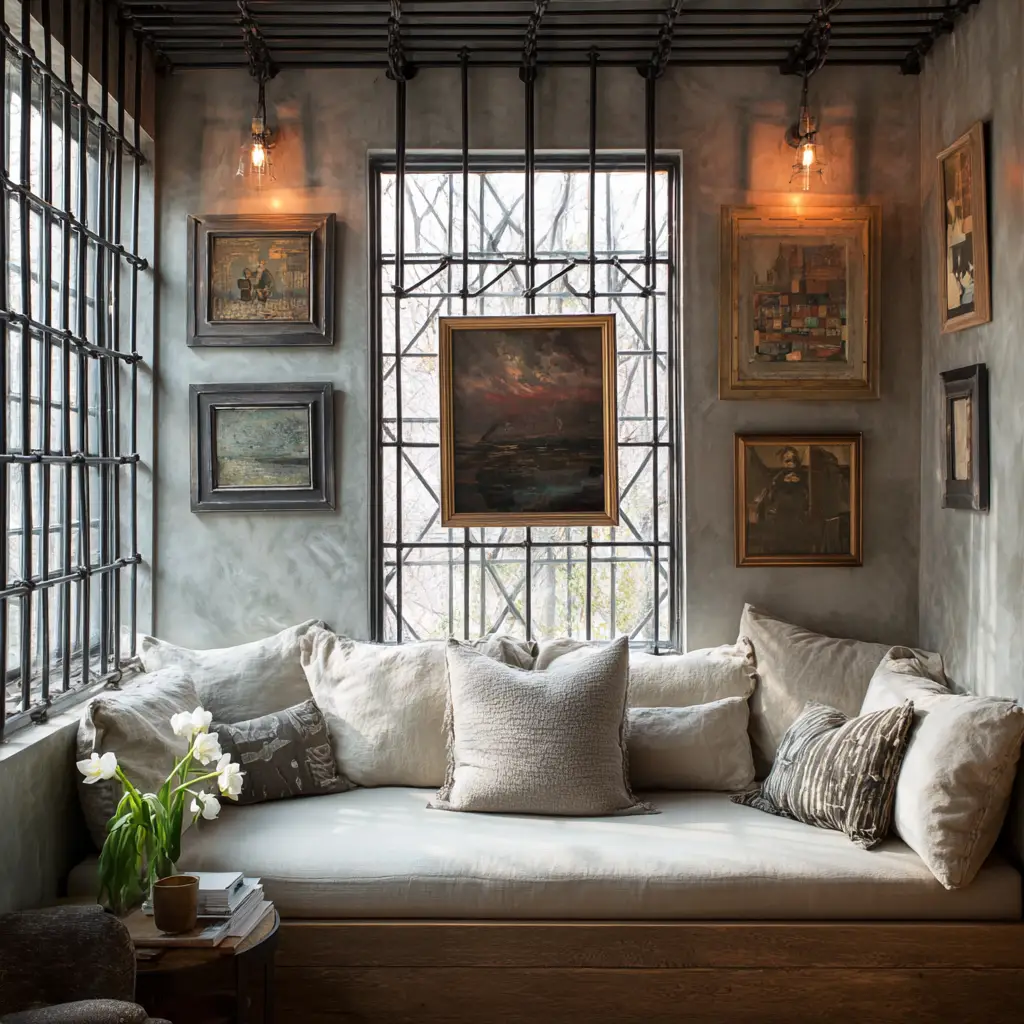 Metal Wall Grids or Window Frames