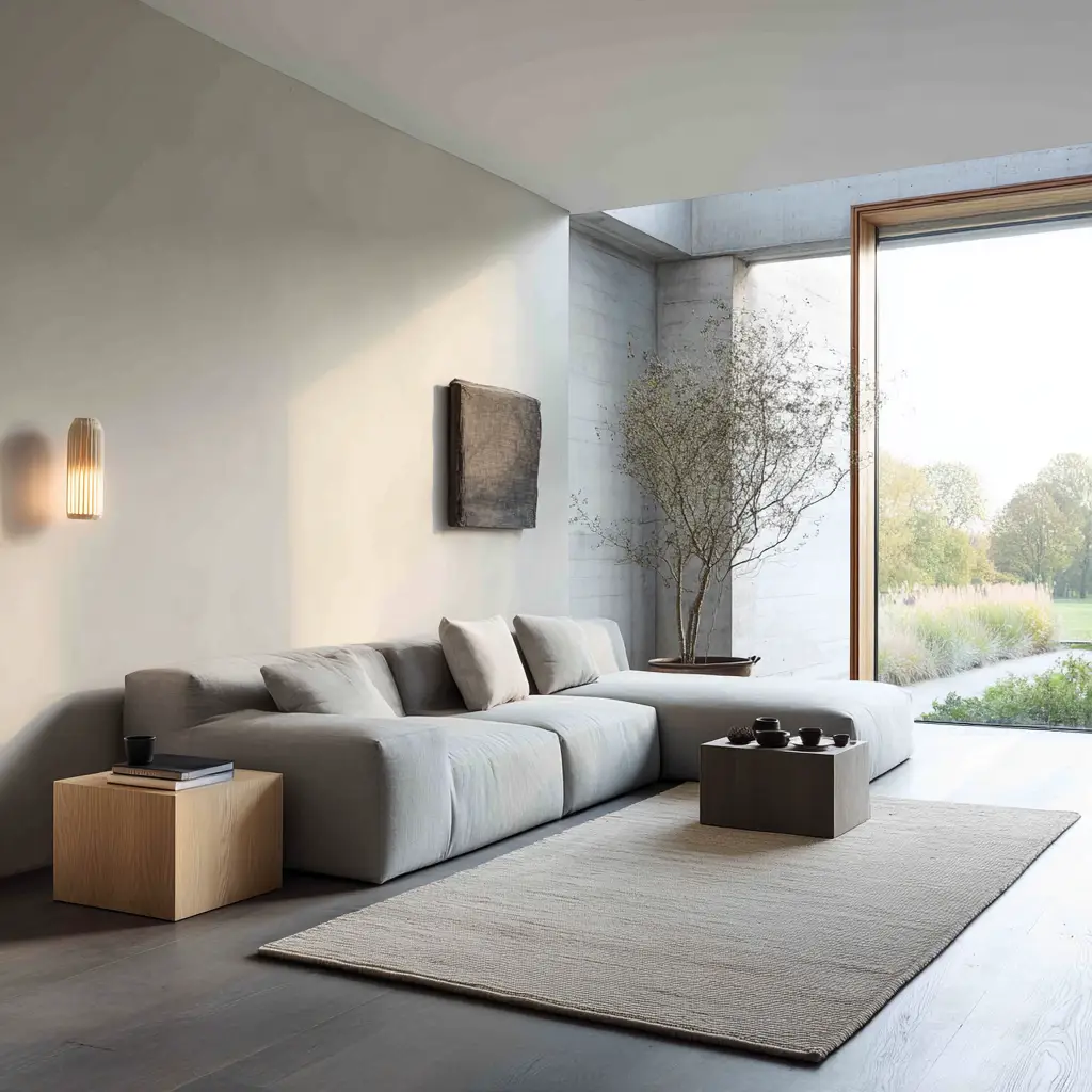 Minimal furniture selection