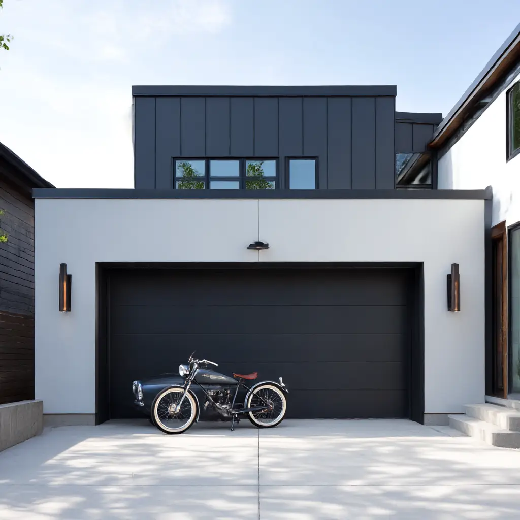 Minimalist Garage Exterior