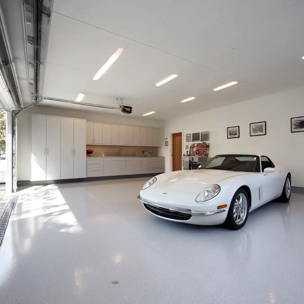 Minimalist garage layout