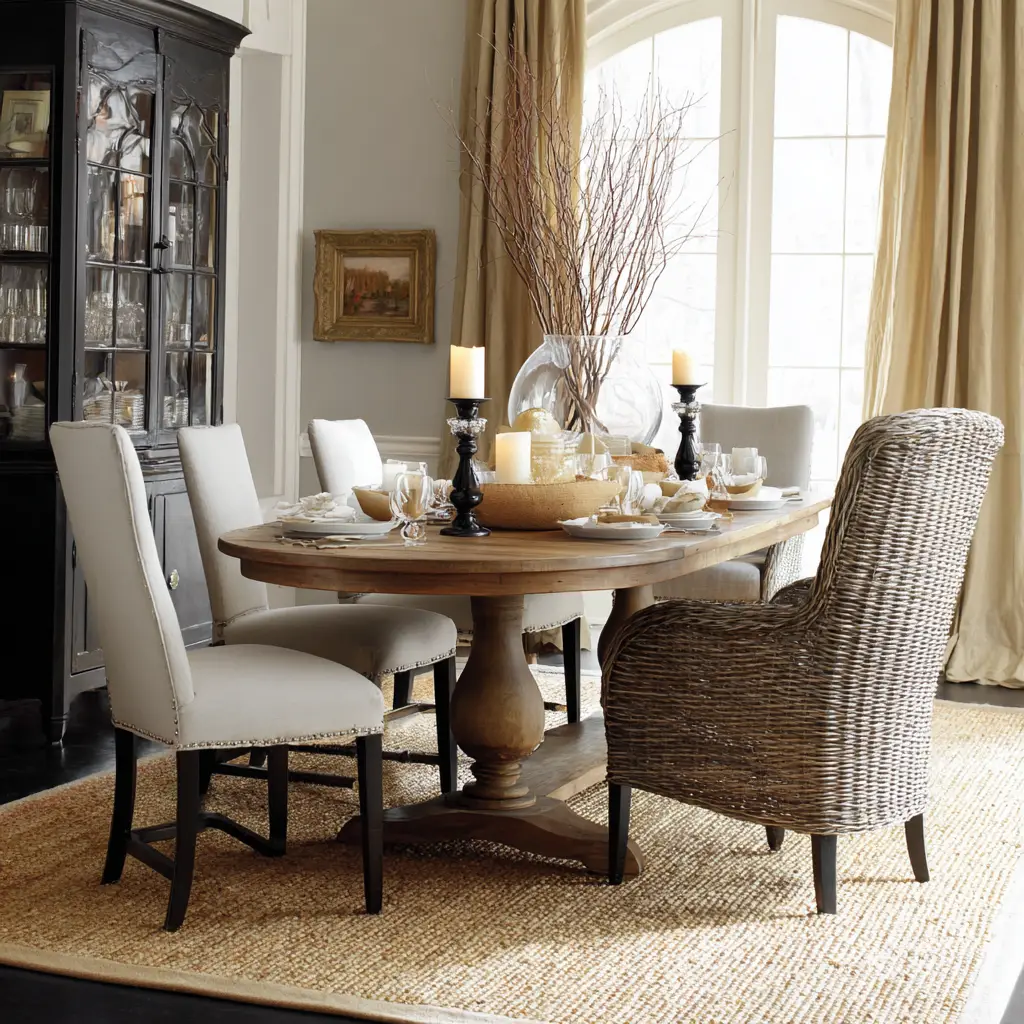 Mixed-Material Furniture