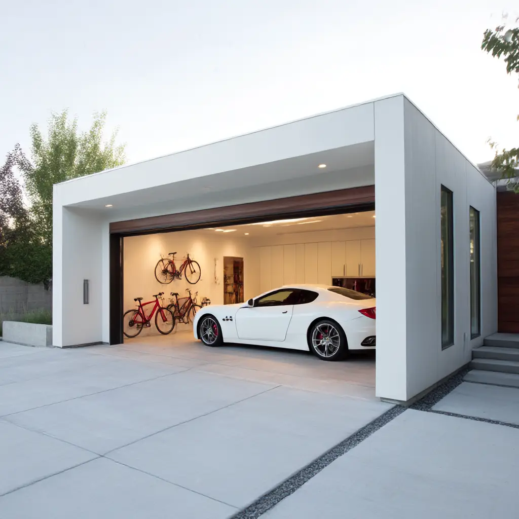 Modern Minimalist Garage