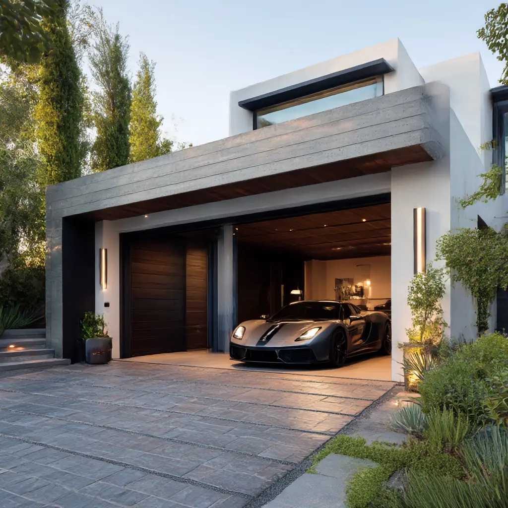 Modern Minimalist Garage