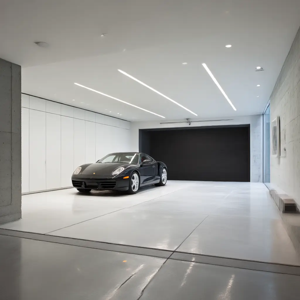 Modern Minimalist Garage