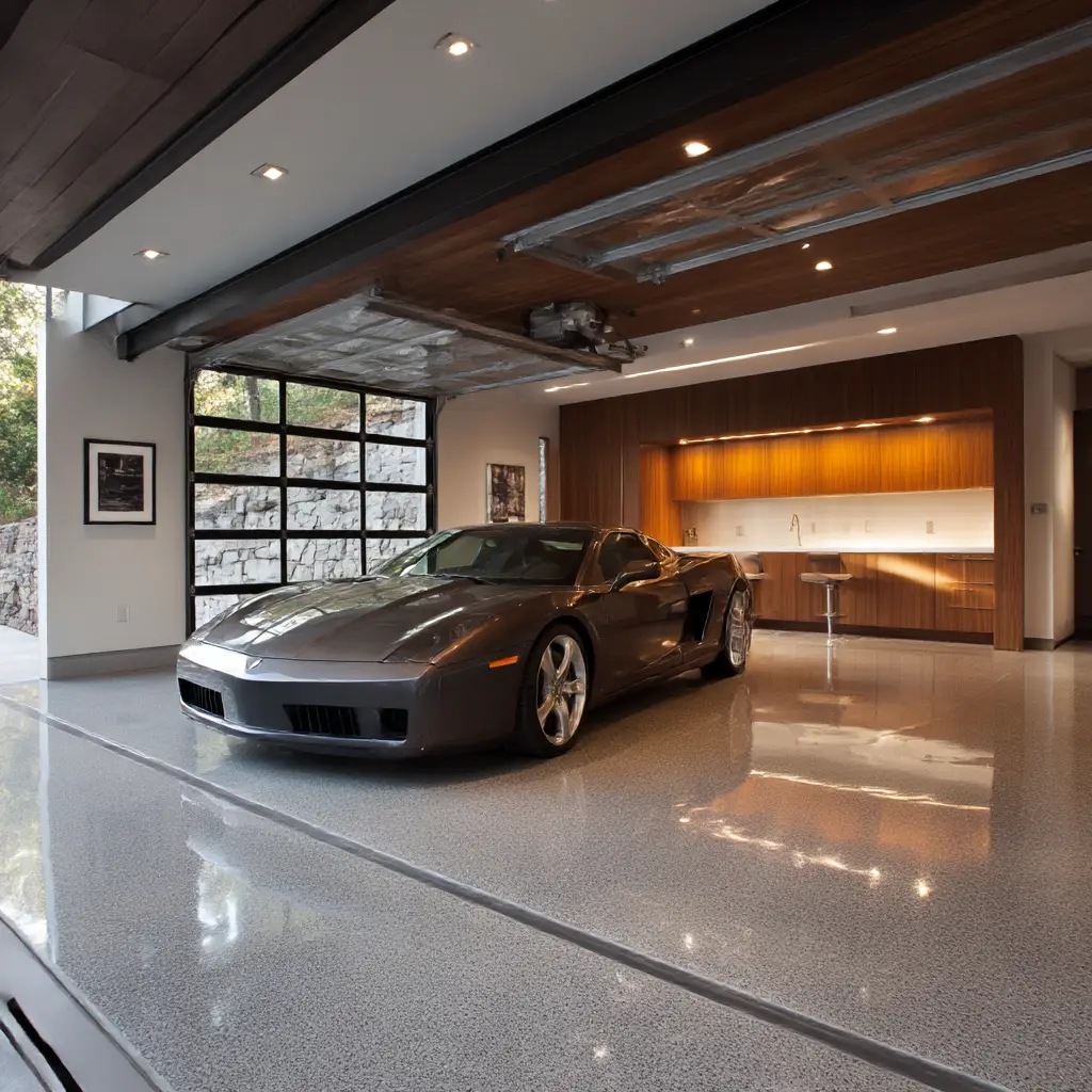 Modern Minimalist Garage