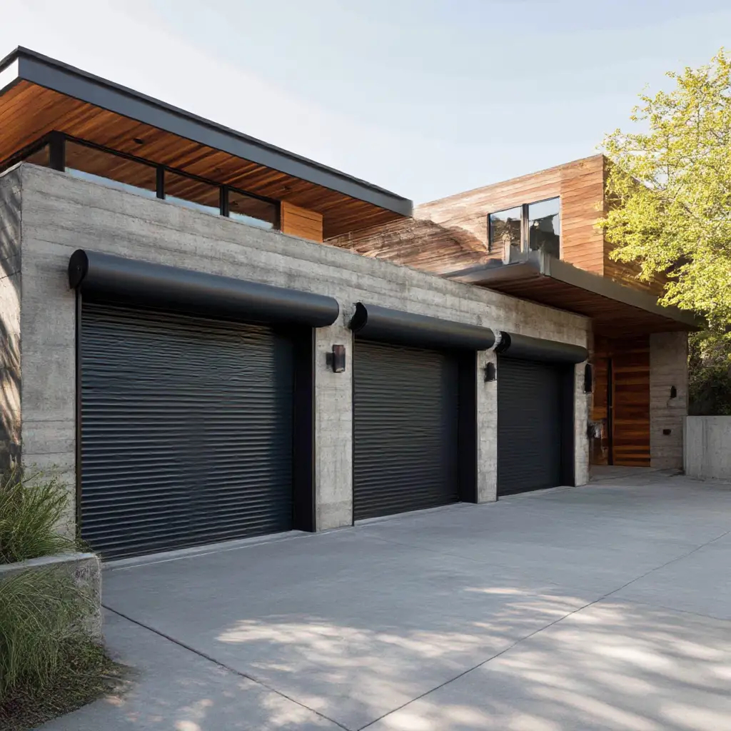 Modern Minimalist Roll-Up Doors