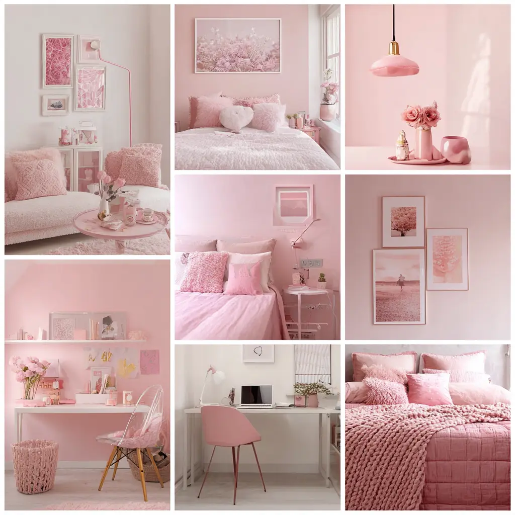 Monochrome Pink Palette