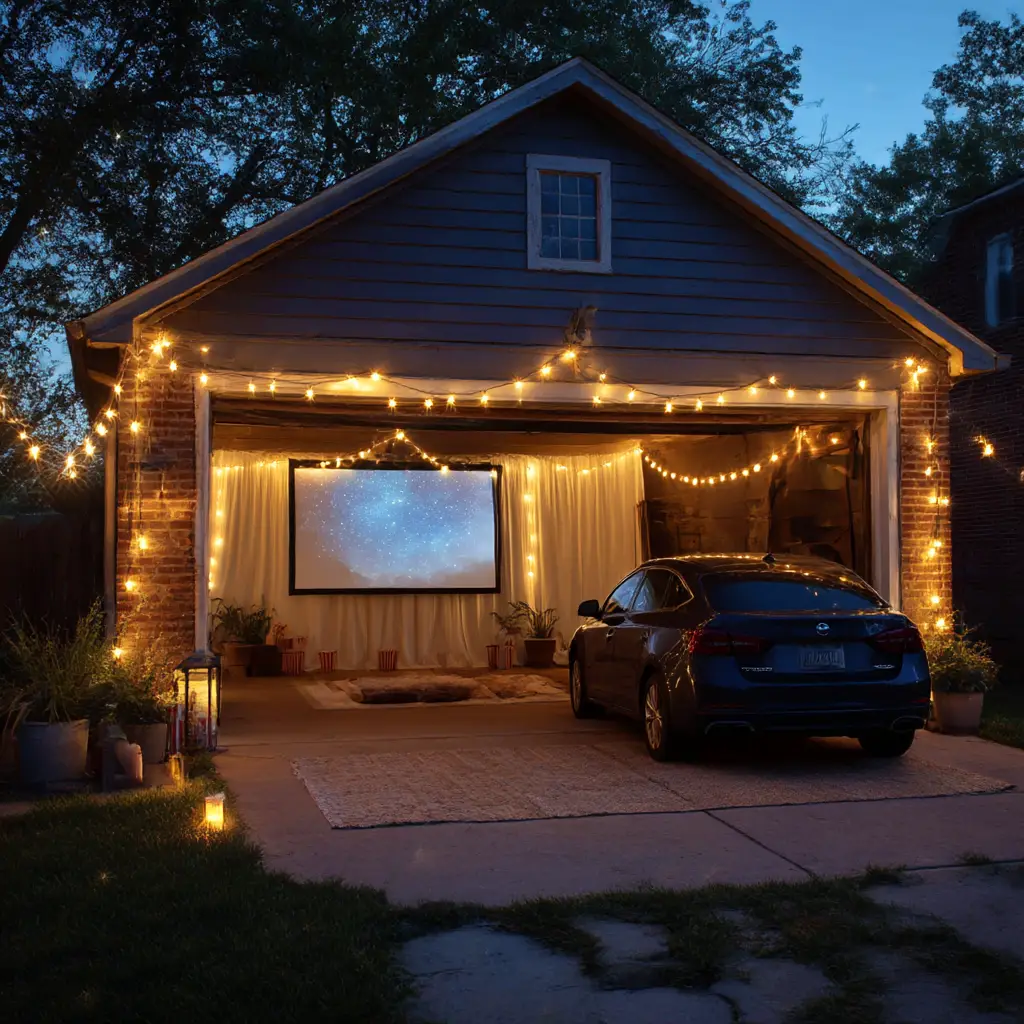 Movie Night Setup