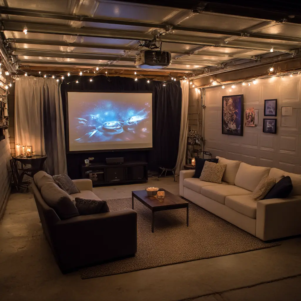Movie Night Setup