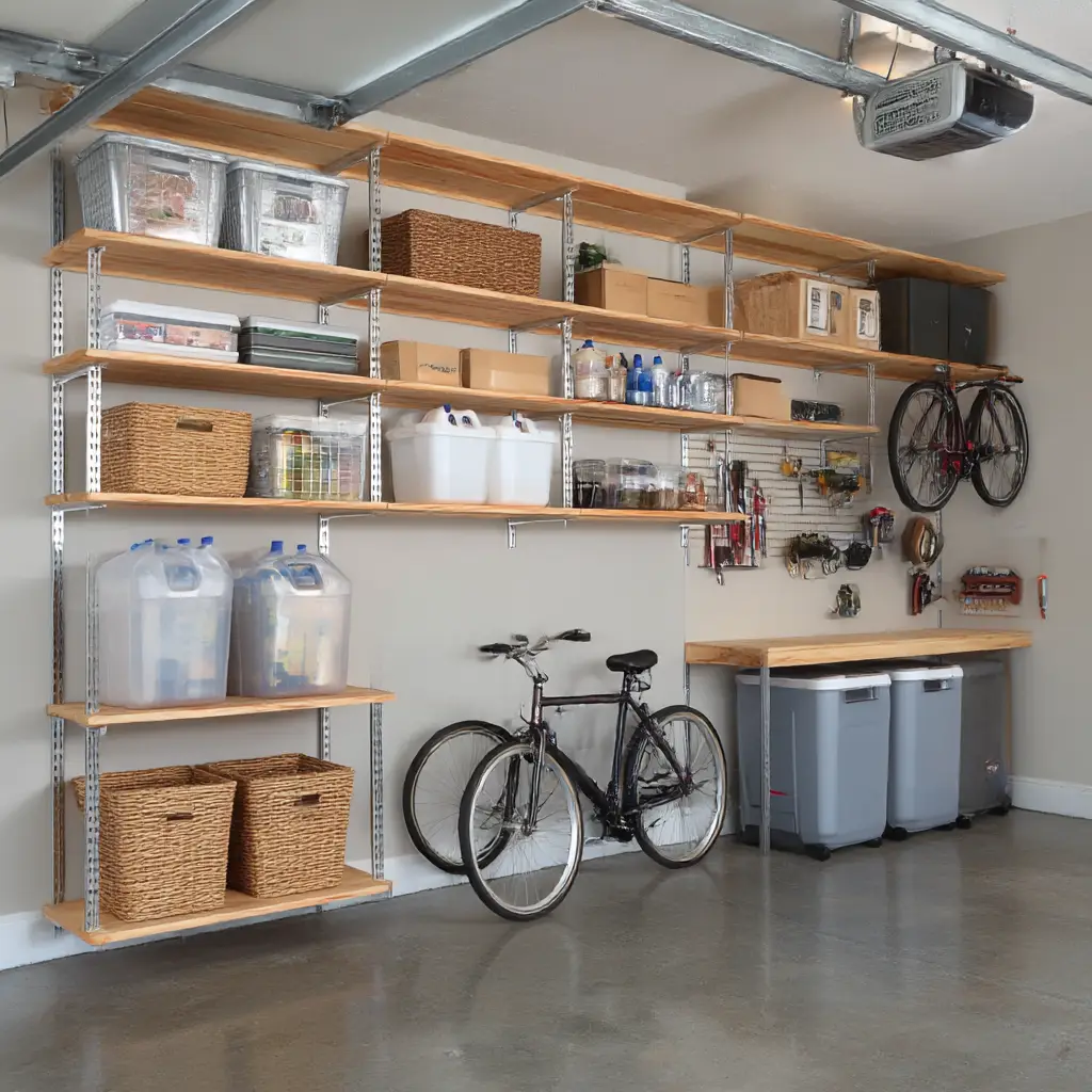 Multi-Tiered Garage Shelving