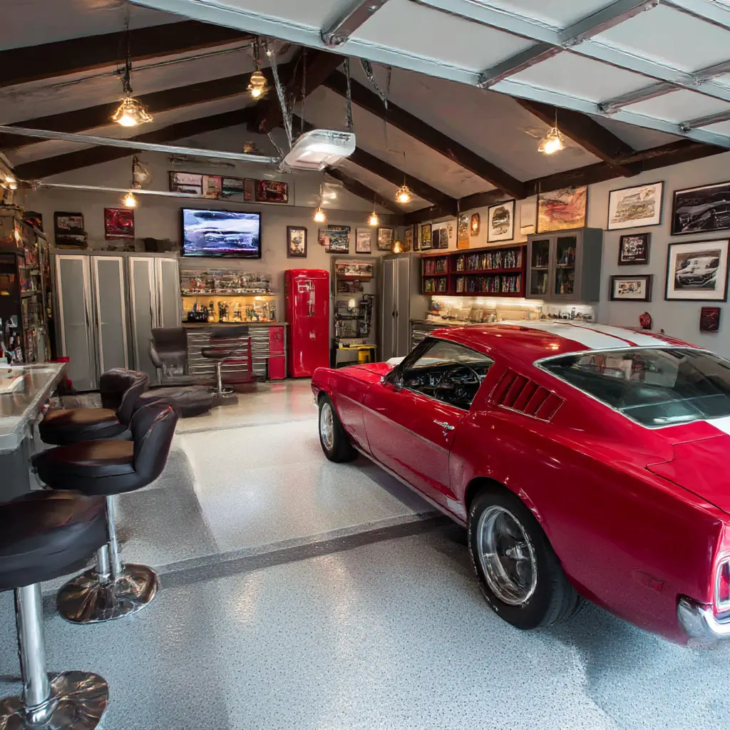 Multi-Zone Garage Man Cave